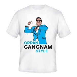 Meme tričko Gangnam style